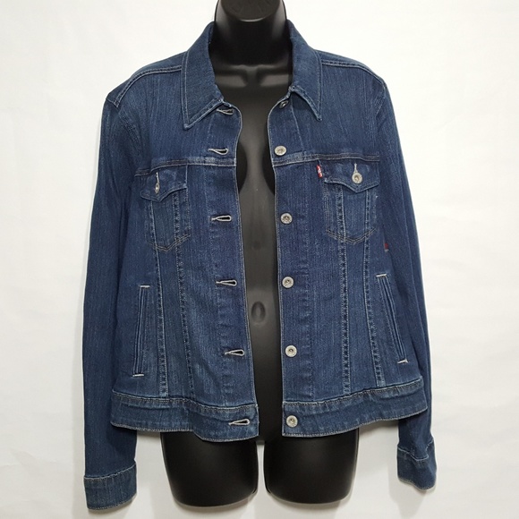 Levi's Jackets & Blazers - Levi's Original Trucker Jacket XL Blue Denim 40117